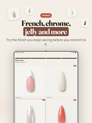Nail Mirror: AI Manicure iPad screenshot