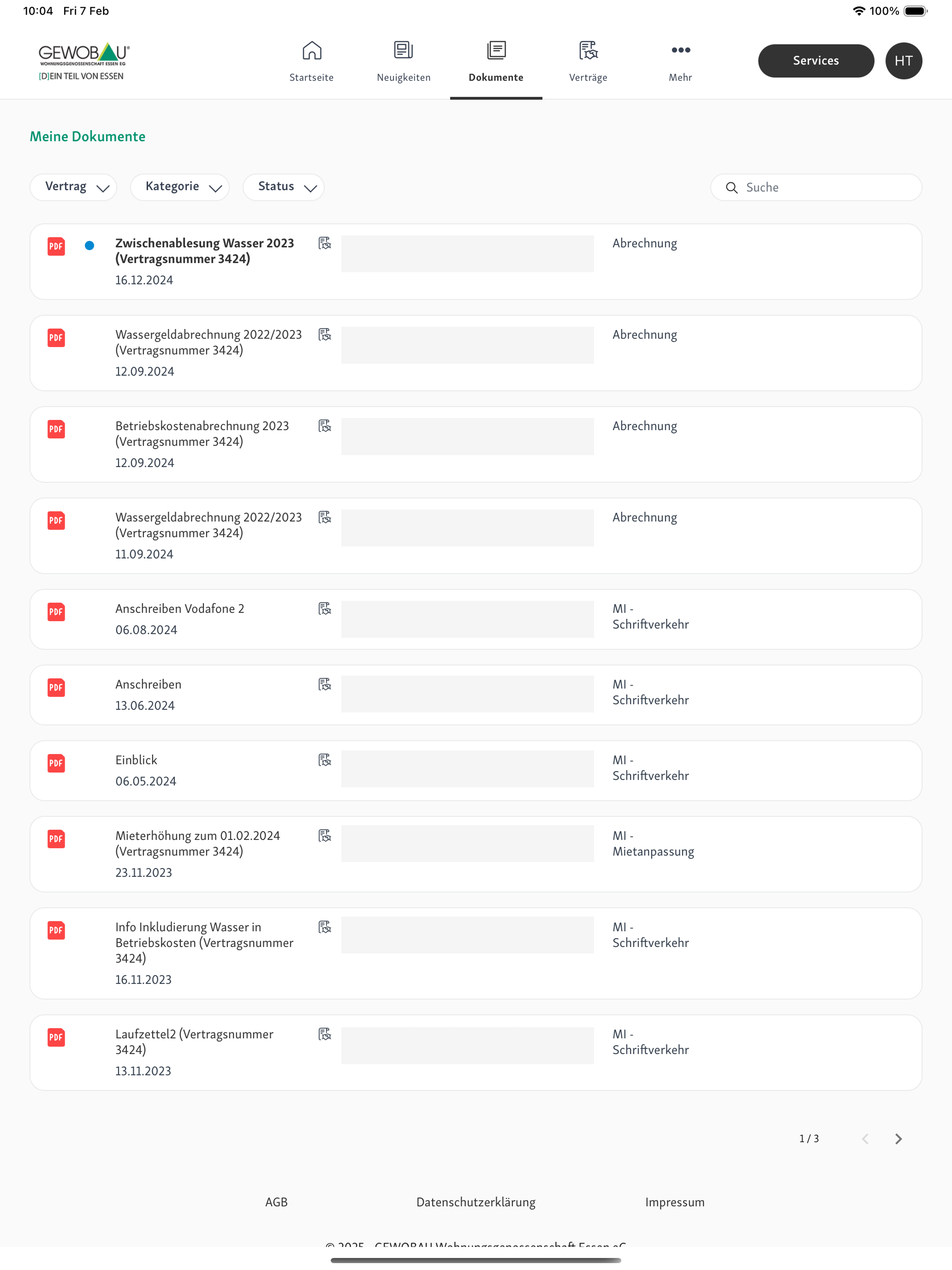 GEWOBAU Serviceportal screenshot 6