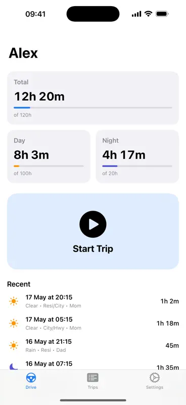 DriveLog screenshot 1 of 4