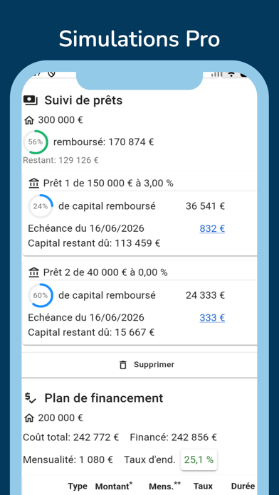 Calculette Prêt Immo screenshot 6