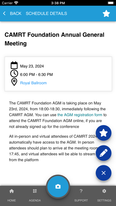 CAMRT 2024 Screenshot