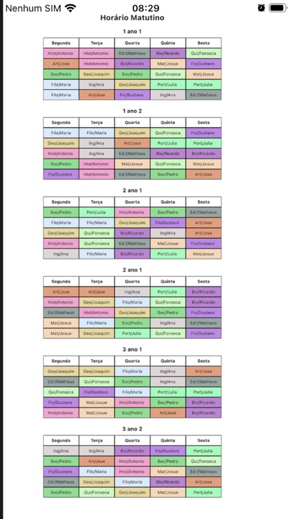 School Schedule Generator
