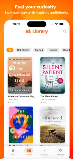 Audioblio:Audiobooks Listening screenshot 4
