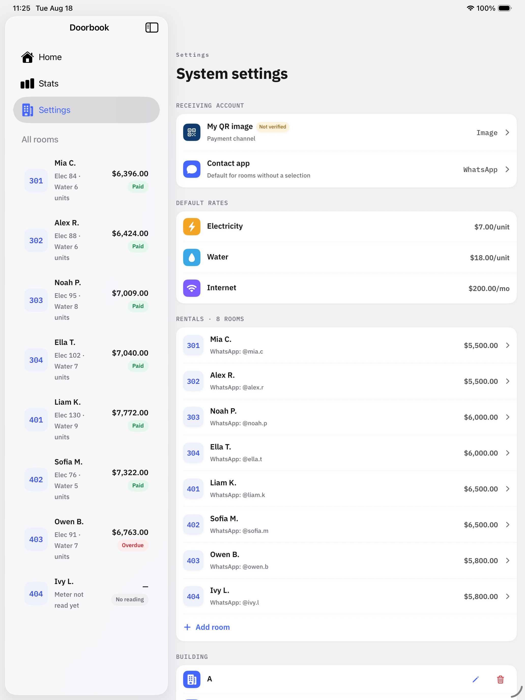 Doorbook: Rent & Meters screenshot 9