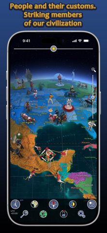 Earth 3D - World Atlas iPhone screenshot