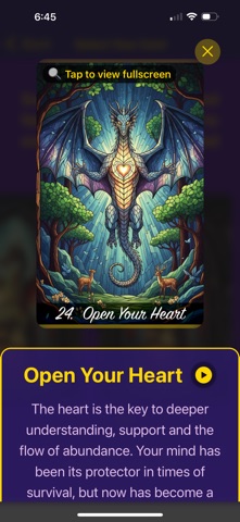 Golden Dragon Oracle Deck screenshot