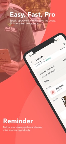 Pro Speak: AI Estimate Invoice screenshot