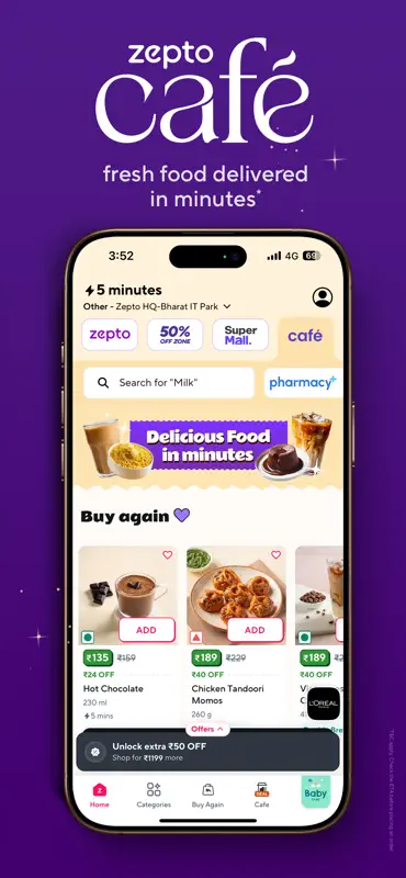 Zepto: Groceries in minutes screenshot 5 of 6