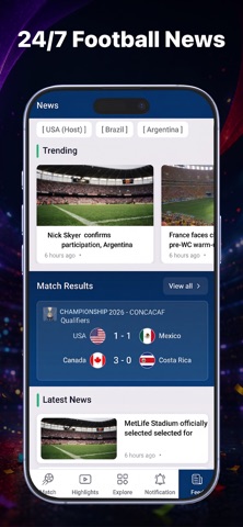 Football Live Score & Stats screenshot