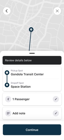 Vacasa Shuttle iPhone screenshot