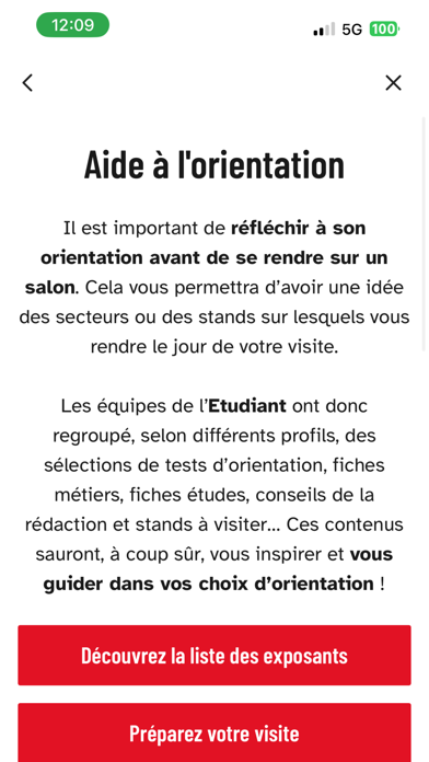 Salons de l'Etudiant Screenshot