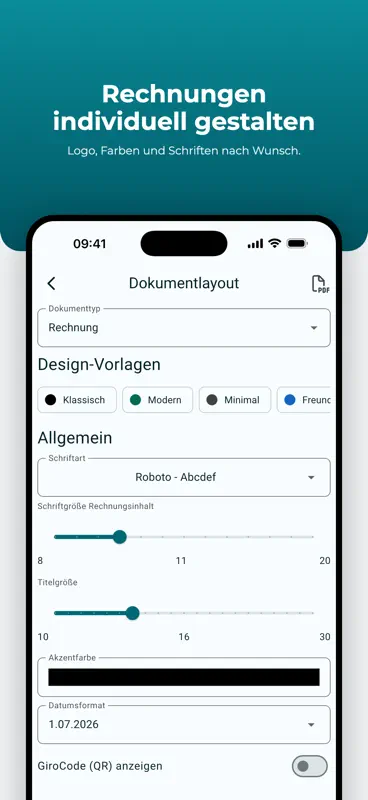 Rechnung schreiben & Angebote screenshot 8 of 9