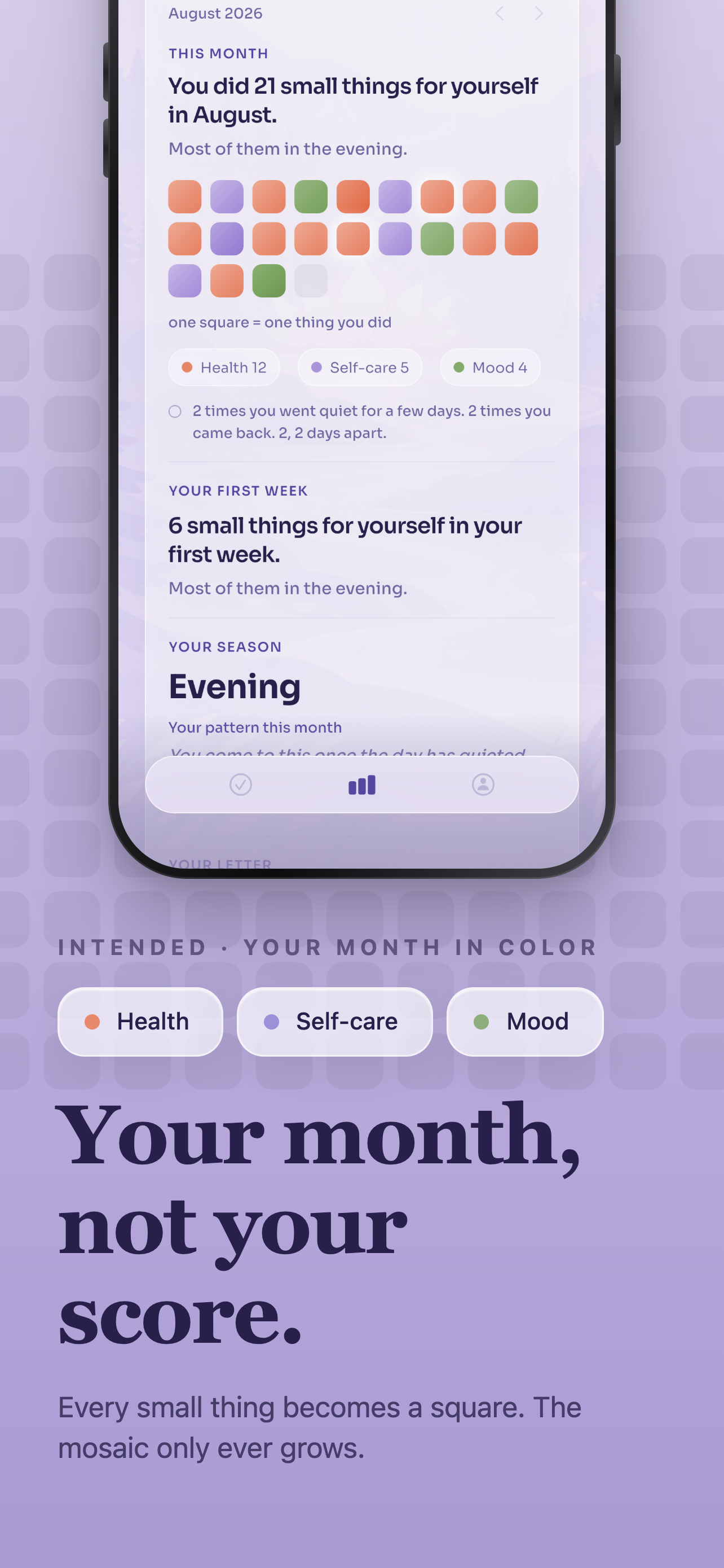 Intended: Habits, No Streaks screenshot 3