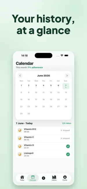 Vitamin Tracker - Pill Log screenshot 2