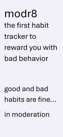 modr8 - habit tracker game Screenshot 1 of 10
