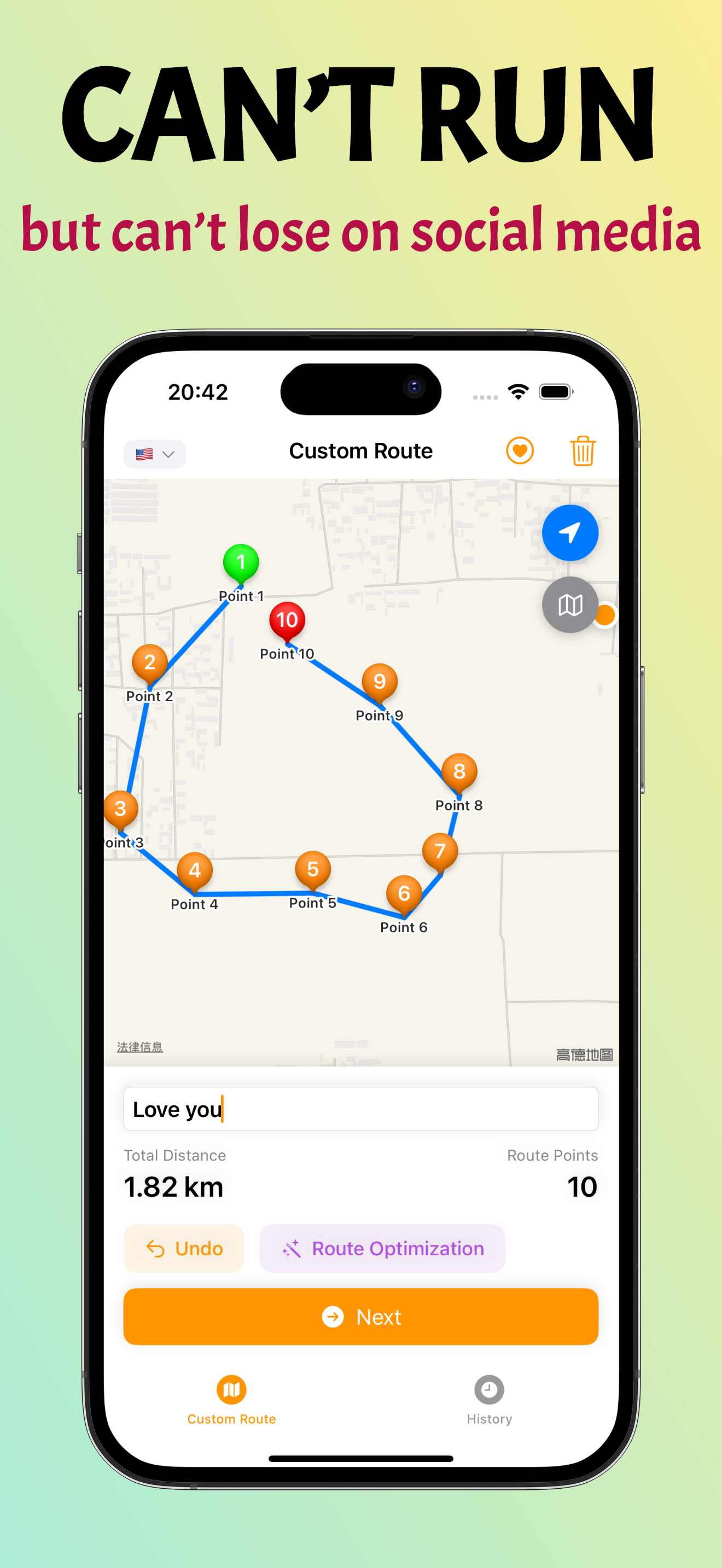 NoRun - Fake Your Run Routes