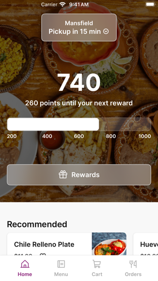 Casa Jacaranda Cocina Mexicana app screenshot