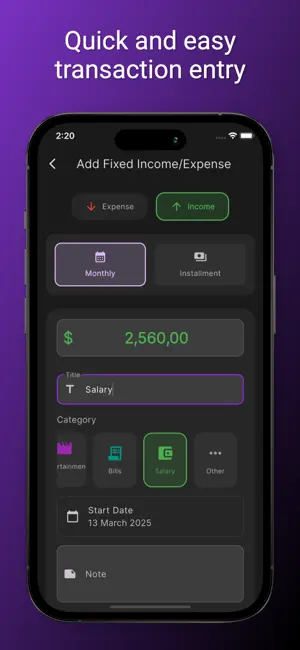 Smart Wallet - Budget Tracker screenshot 3