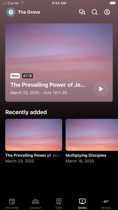 The Grove Church CU Screenshot