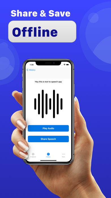 Voiceover - AI Text To Speech Screenshot