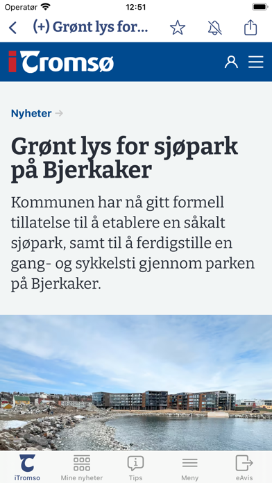 iTromsø Nyheter Screenshot