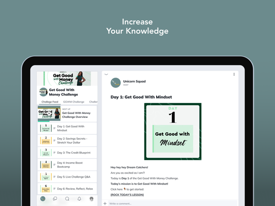 Get Good With Money Club iPad screenshot 2 - Finance app