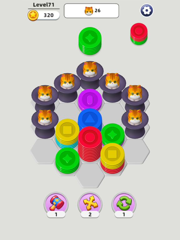 Hexa Coin Match iPad screenshot 4 - Games app
