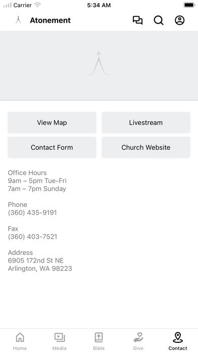 Atonement Free Lutheran Church Screenshot