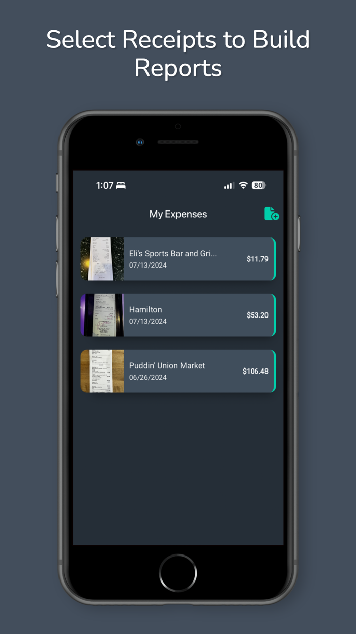 Expense It - Receipt Tracker