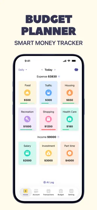 Budget appのスクリーンショット（1/10）
