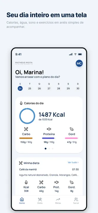 Matheus Moita - Nutrição screenshot 1