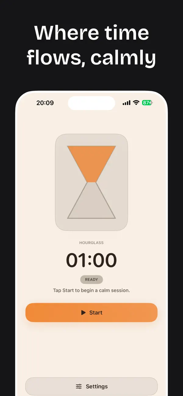 #1. FlowTimer-Calming Visual Timer (iOS) Ved: Haeseong Jung