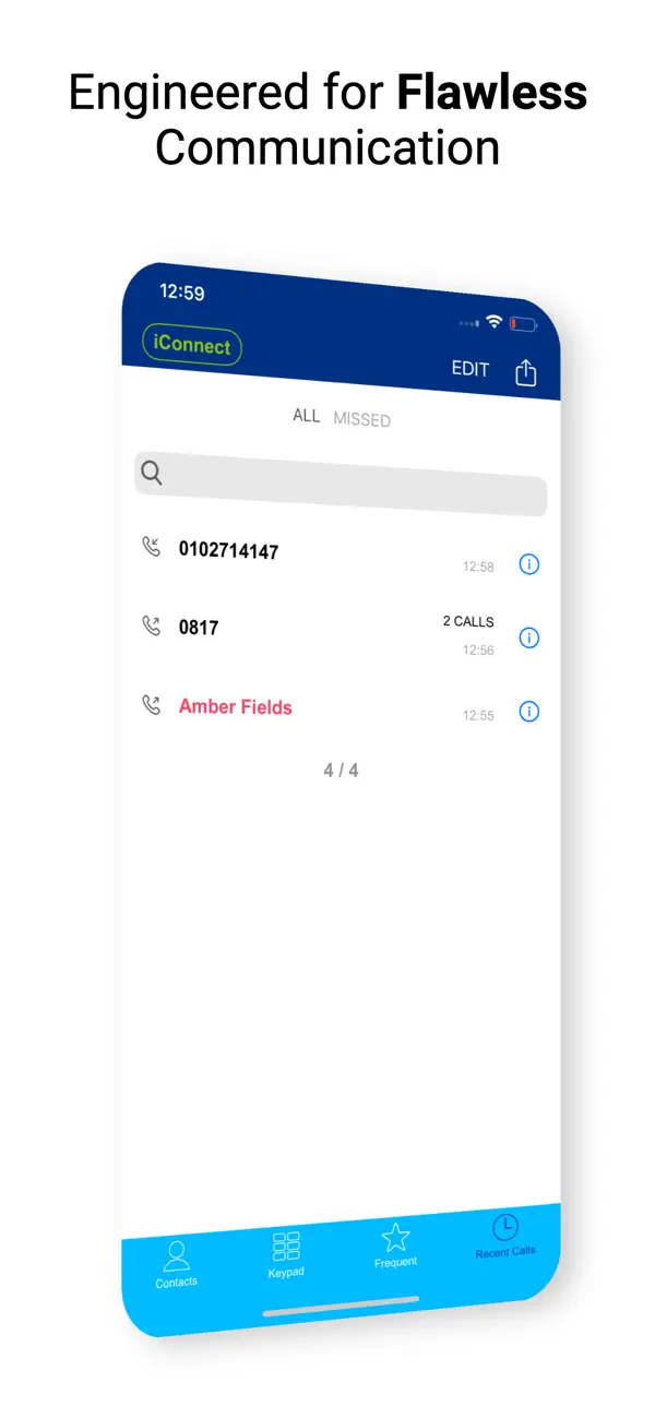 Screenshot #3 pour iConnect Softphone