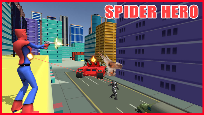 Spider Superhero Crime City