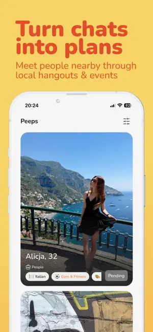 Peeps · Make Friends & Date screenshot 1