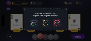 Trivia Poker iPhone screenshot