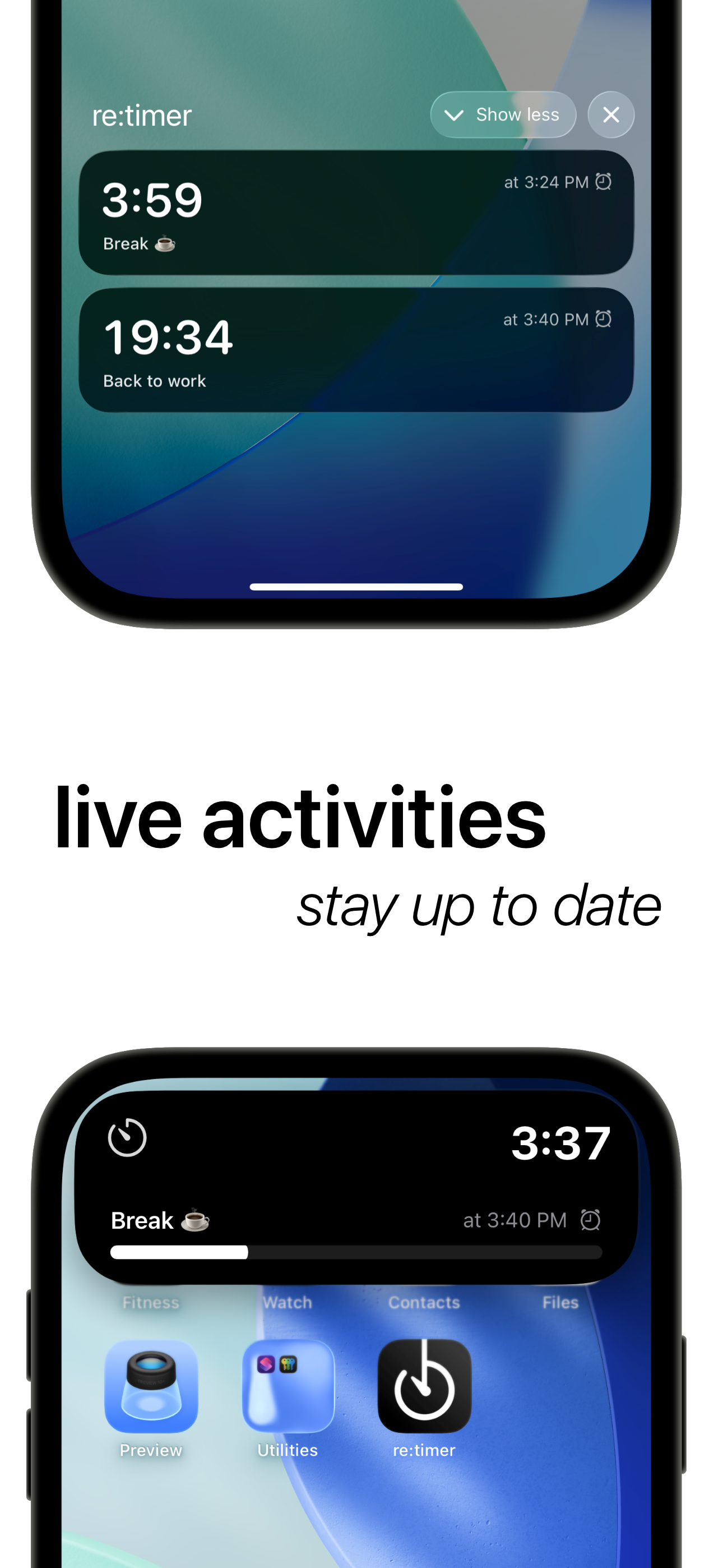 re:timer – a modern timer screenshot 4