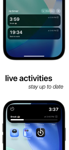 re:timer – a modern timer Screenshot 3 of 7
