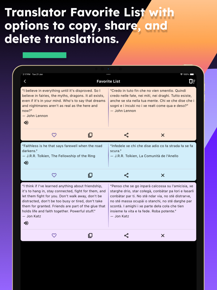 English Venetian Translator