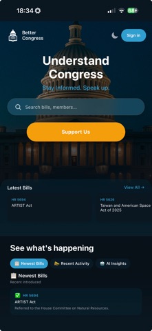 Better Congress Screenshot 1 of 10