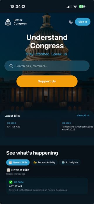 Better Congress Screenshot 1 of 10