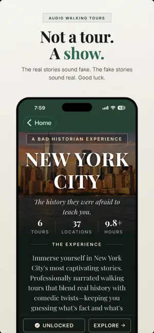 Bad Historian: City Tours screenshot 3