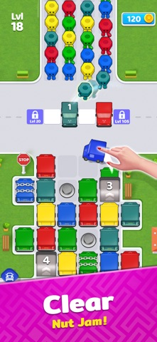 Nut Jam Escape: Traffic Puzzle Screenshot 2 of 7