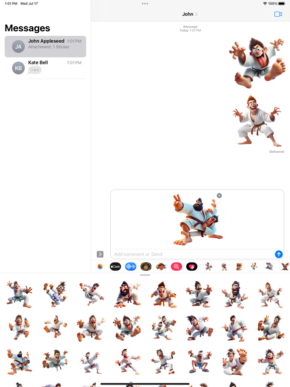 Screenshot #6 pour Goofy Judo Stickers