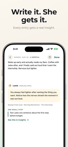 AI Journal & Diary: Lyfted Screenshot 3 of 6