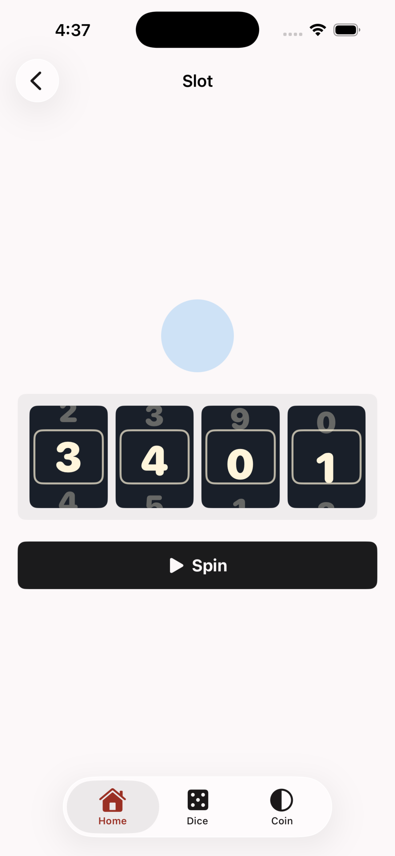 Menu Roulette screenshot 3