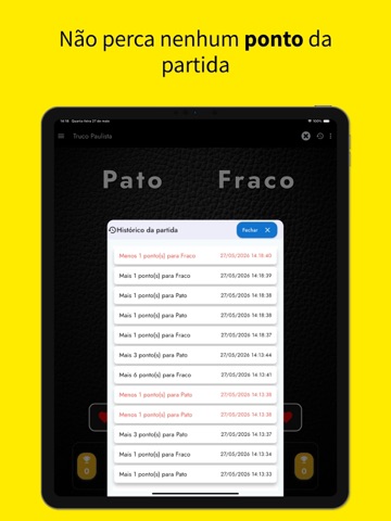 Marcador de Truco digital iPad screenshot 2