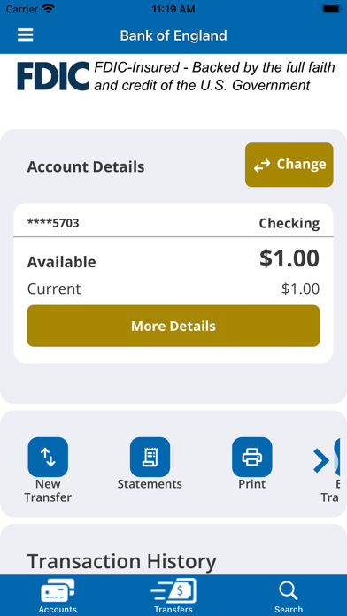 Bank of England Screenshot