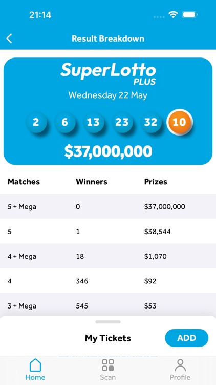 California Lottery Scanner