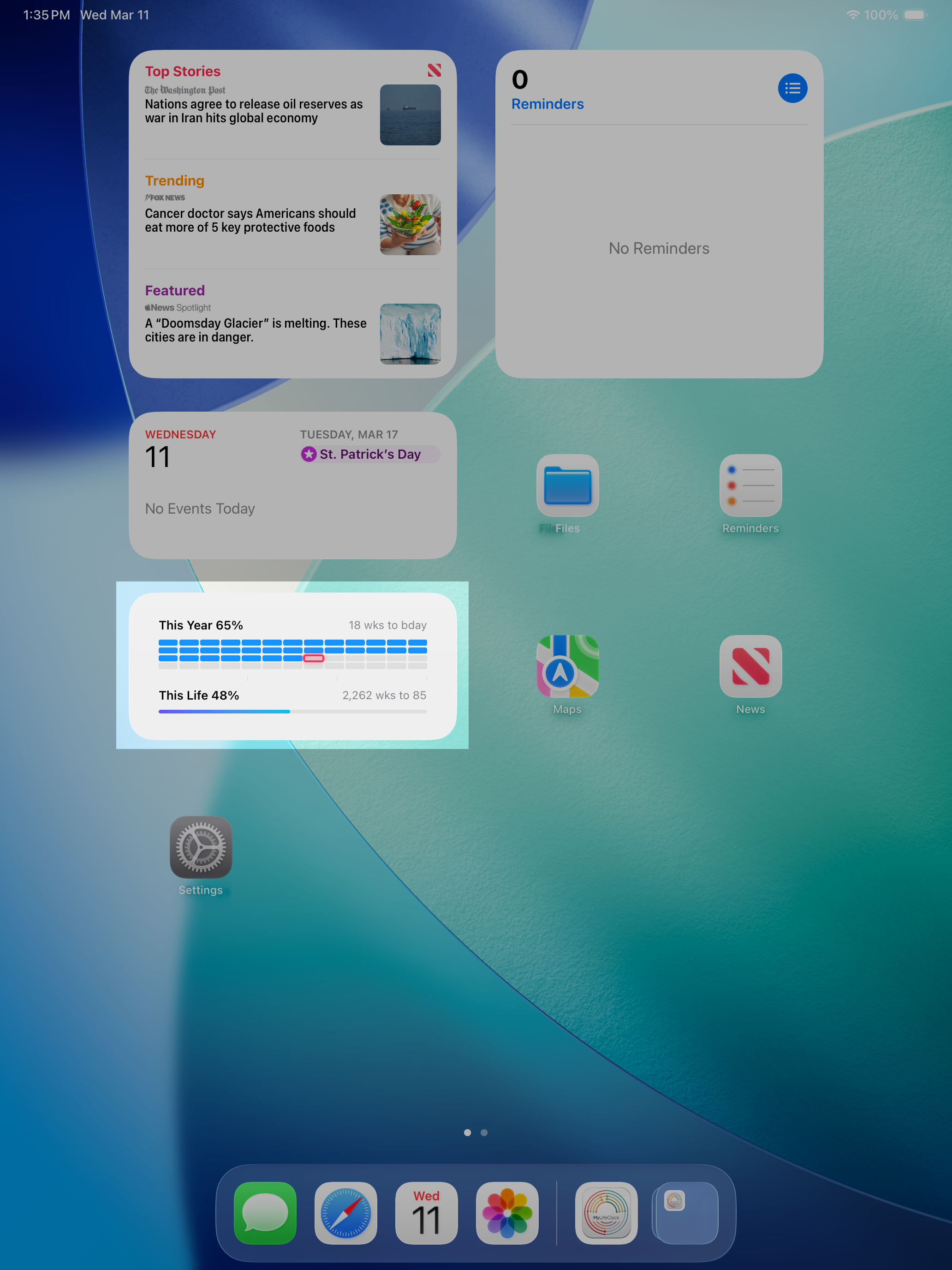 MyLifeClock – Life Calendar screenshot 5